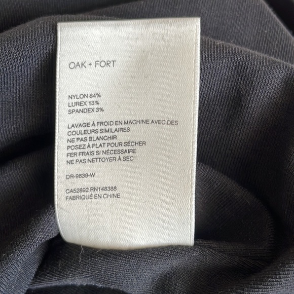 Oak + Fort open back mini dress, M - Picture 9 of 10